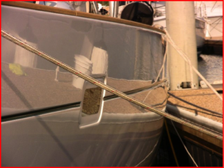Shiny Beneteau 473 after 7 years of protection bt ISLAND GIRL® System